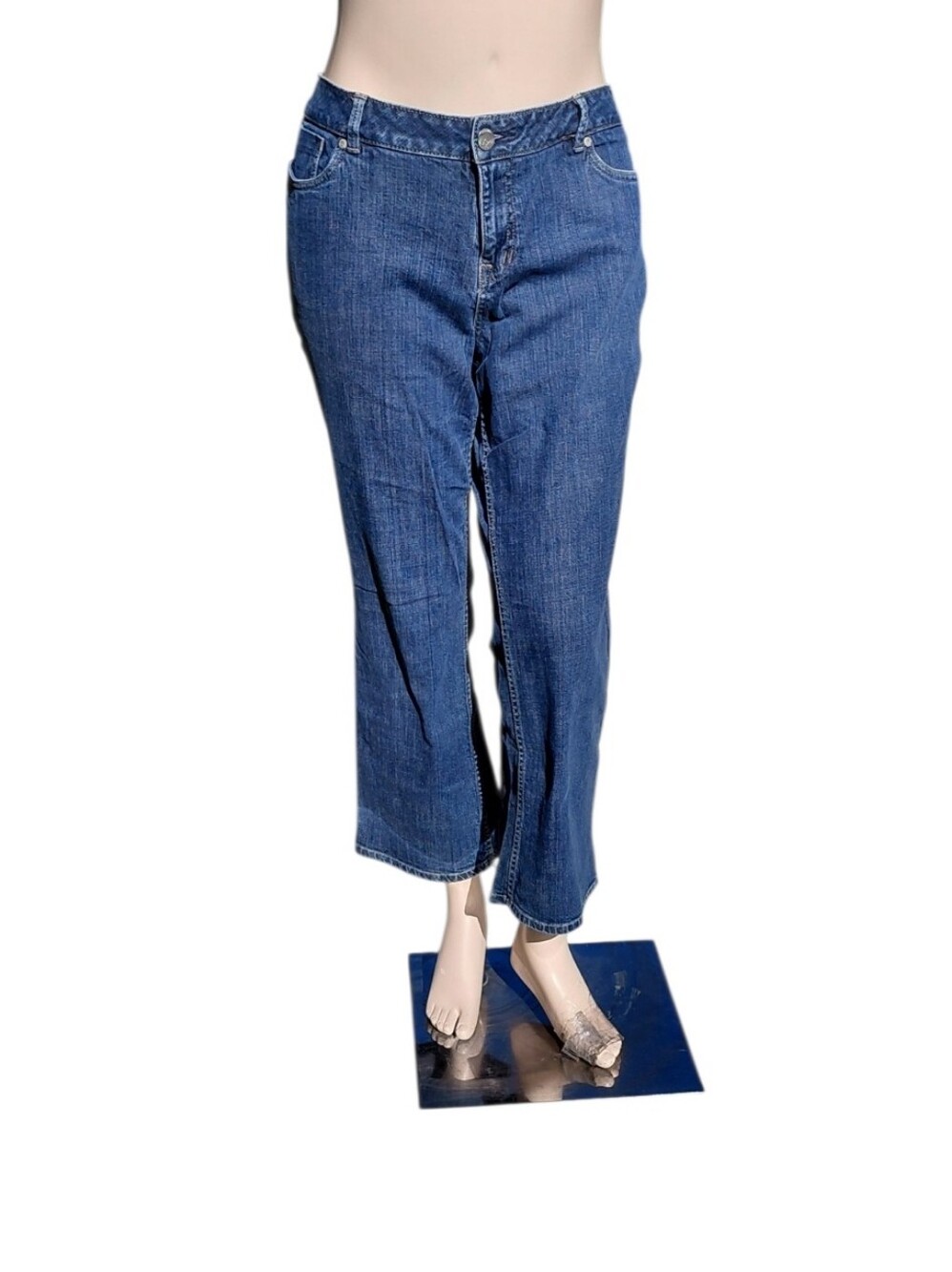 8316...Mossimo Bootcut Jeans Size 18W/S. W36" 26" Inseam 10" Rise